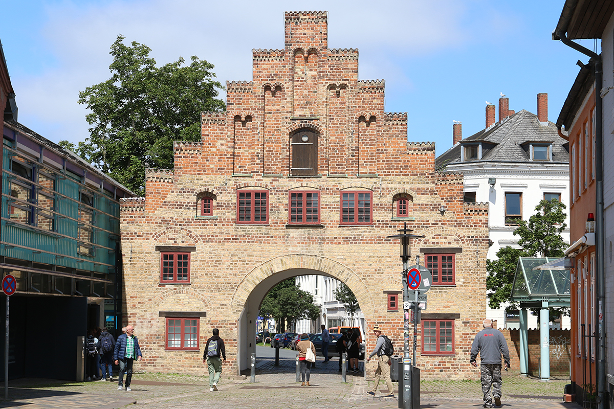 Ferienwohnung mit Ostseeblick: Das Nordertor in Flensburg